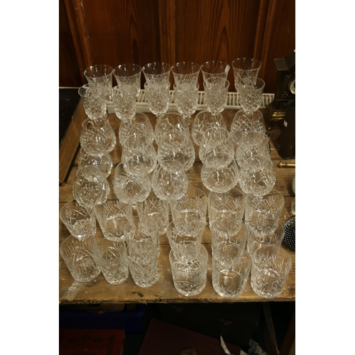 91 - Suite of glassware to include brandy glasses, beakers, etc.