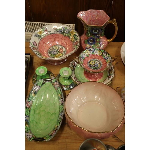 95 - Maling lustre ware to include bowls, jugs, etc.