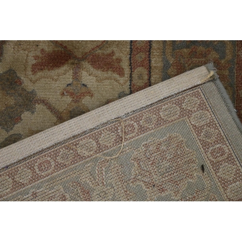 388 - Oriental wool pile rug, 187cm x 133cm.