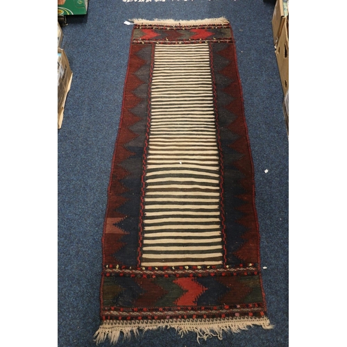 389 - Persian Bellouch runner, 171cm x 62cm.