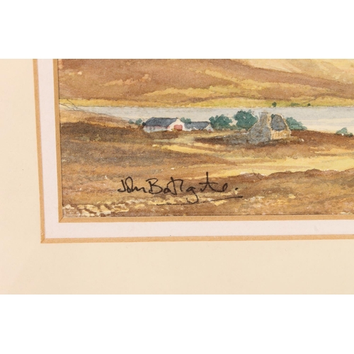 414 - JOHN BATHGATE of Haddington, Toward Clisham near Tarbert Isle of Harris, watercolour, signed lower l... 