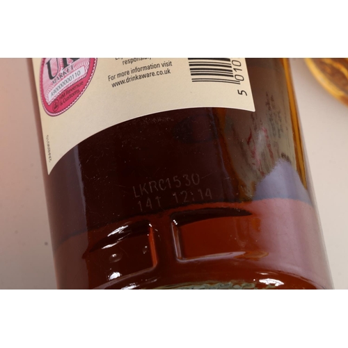 1119 - Two bottles of DEWAR'S WHITE LABEL blended Scotch whisky 75cl 43.5% abv. boxed and a bottle of ABERL... 