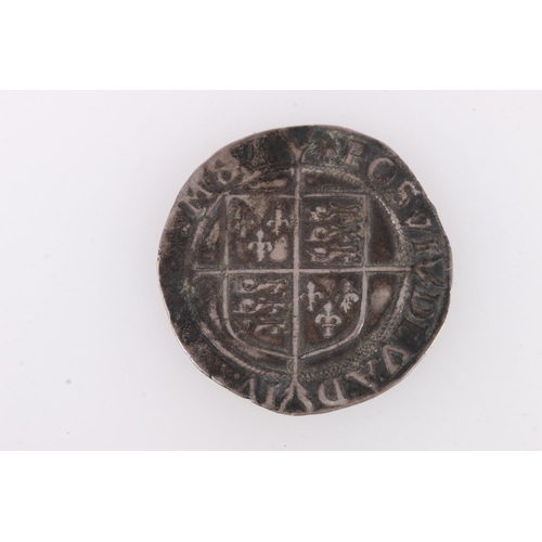 1292 - ENGLAND Queen Elizabeth I (1558-1603) hammered silver shilling, mm scallop suggesting S2577.