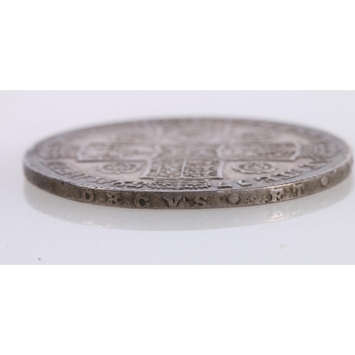 1296 - UNITED KINGDOM King George II (1727-1760) silver half crown 1739 Dvodecimo, roses in all four angles... 