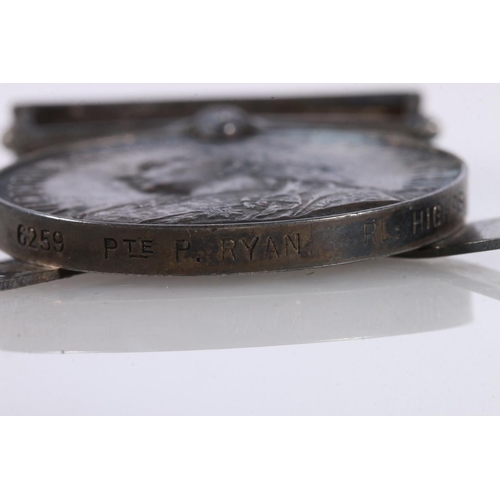 Medal of 6259 Private P Ryan of the Black Watch Royal Highlanders ...