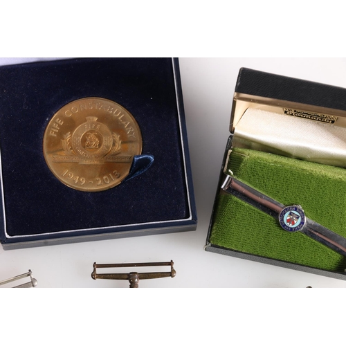 1449 - Elizabeth II Police Long Service and Good Conduct medal LSGC [CONST WILLIAM FRISKEY], a George VI Sp... 