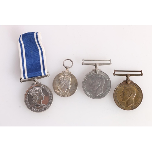 1449 - Elizabeth II Police Long Service and Good Conduct medal LSGC [CONST WILLIAM FRISKEY], a George VI Sp... 