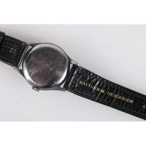 1512 - Gents WWII era military style naval pilots (British Military Fleet Air Arm) Omega wristwatch, the of... 