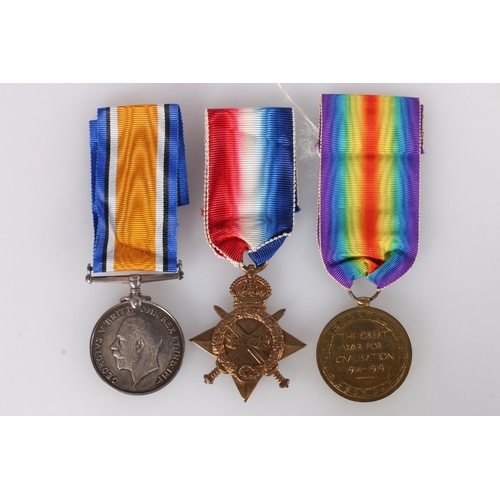 1452 - Medals of 452 Trimmer Cook W M Mitchell of the Royal Naval Reserve comprising WWI war medal and vict... 