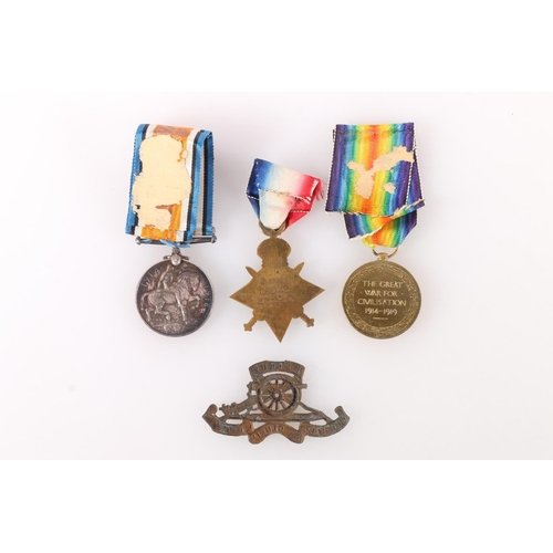 1486 - Medals of S/5706 Stoker T Halley of the Royal Naval Reserve comprising WWI war medal, victory medal ... 