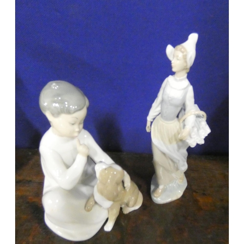 196 - Two Lladro figures to include 