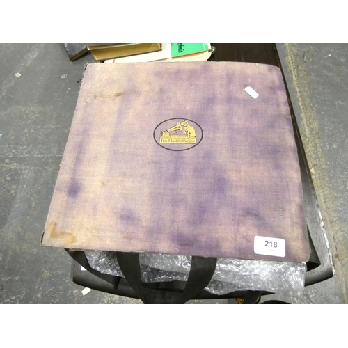 218 - Collection of 78 rpm classical records.