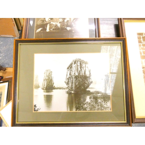 225 - Various antique photos to include town life in the north.