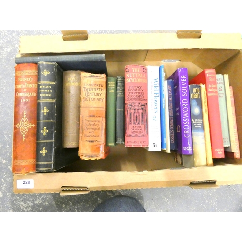 228 - Box of vintage books - local interest.