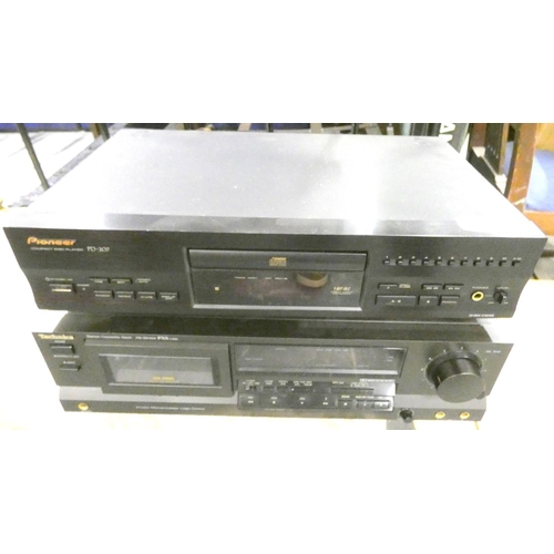 236 - Two Hi -Fi separators to include Pioneer and Technics tape deck.