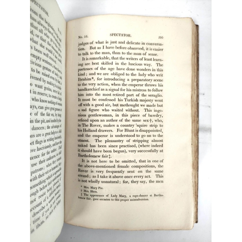 53 - <strong>The Spectator.  </strong>8 vols. Cloth backed brds. New Edition, 1819....