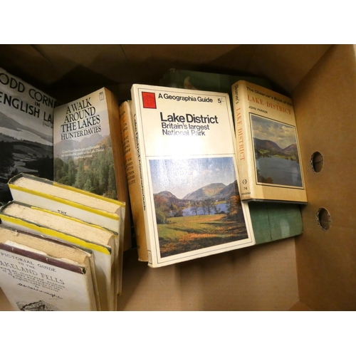 73 - Cumbria & Lake District.  A carton of various books & softback publications, &... 