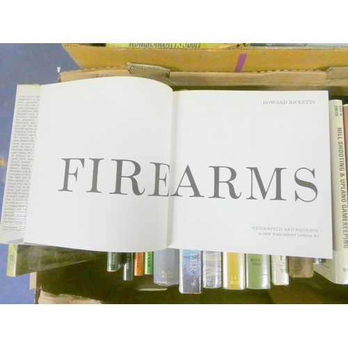 77 - Shooting, Firearms & Field Sports.  A carton of various vols.