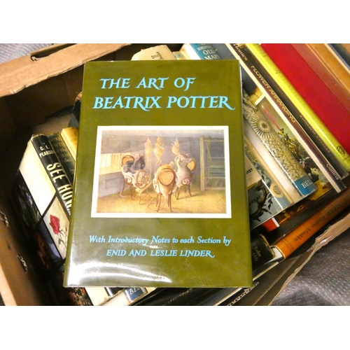 86 - Various.  A carton of various vols. incl. some antiques reference incl. The Art of Beatrix... 