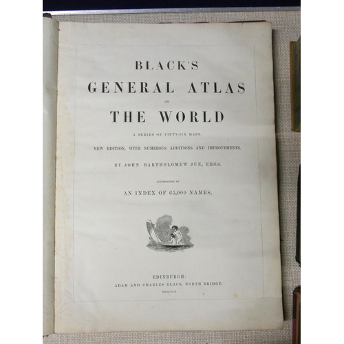 89 - BLACK A. & C. (Pubs).  Black's General Atlas of the World. 56 double & single page... 