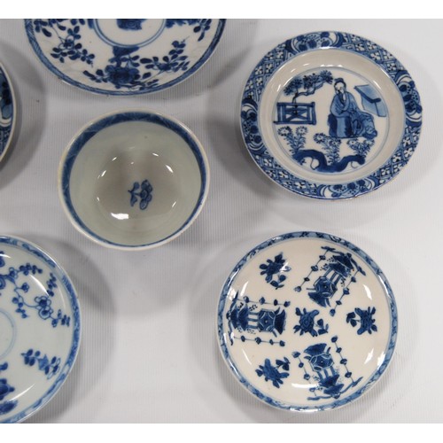 205 - Group of early 18th century Chinese and Oriental export teawares (to include Kangxi 1662 - 1723) com... 