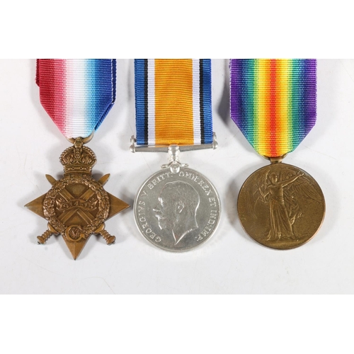 1465 - Medals of 2376 Private Thomas Anderson of the 7th (Fife) Battalion (Territorial) Black Watch Royal H... 