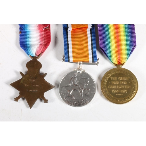 1467 - Medals of 2325 Private Charles Scott of the 1st Battalion Black Watch Royal Highlanders who died 13t... 