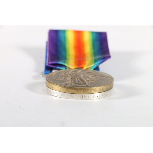 1473 - Family medal group to two brothers including 6170 Private William Rennie of H Company 2nd Battalion ... 