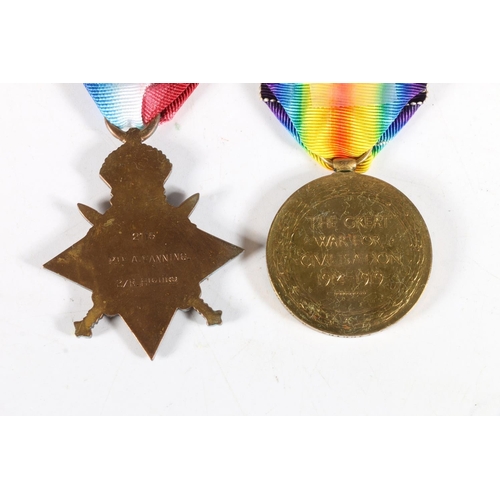 1478 - Medals of 2115 Private Arthur Fanning of the 1st and 2nd Battalion Black Watch Royal Highlanders who... 