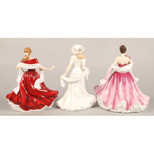 19 - Royal Doulton figures 'Easter Parade' HN4629 8083/15000, Scarlett HN5437, and Alexandra HN5373 (3)