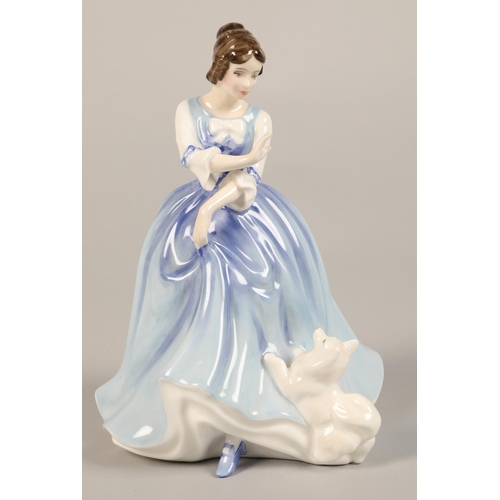 36 - Four Royal Doulton Figures, Barbara HN4862, Summer Scent HN3955, Christine HN2792, and Lorraine HN31... 