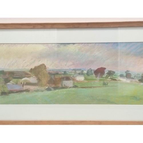 276 - Jenny Cowern (1943 - 2005)Langrigg.Pastel.Signed in pencil.27cm x 73cm.... 