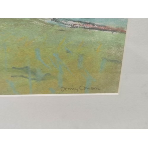 276 - Jenny Cowern (1943 - 2005)Langrigg.Pastel.Signed in pencil.27cm x 73cm.... 