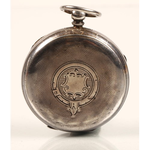 105 - Victorian John Forrest silver cased pocket watch, Chester 1892