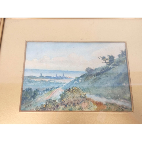 232A - William Kay Blacklock (1872-1922).British school.Coastal Scenes.Watercolour.Signed WKB lower left.11... 