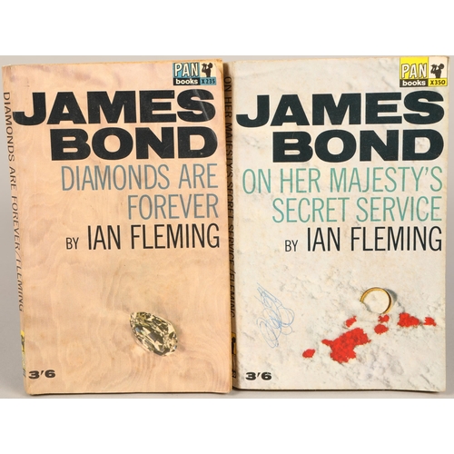 234 - Ten James Bond Pan paperback books.