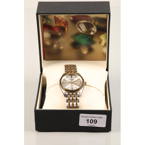 109 - Gents Rotary wrist watch in box