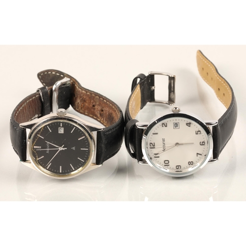 112 - Two Accurist gents wrist watches (2)