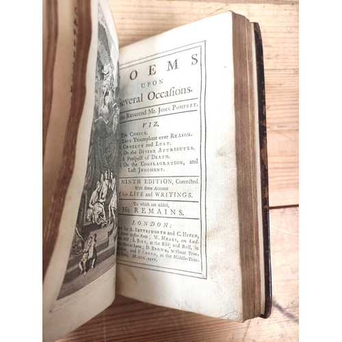 162 - PHILIPS JOHN, of Christ-Church, Oxon.  Poems on Several Occasions. Eng. port. frontis. 46pp. 4th ed.... 