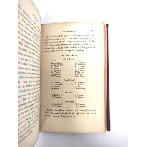 169 - ARMSTRONG WALTER.  Wrestliana or The History of the Cumberland & Westmoreland Wrestlin... 