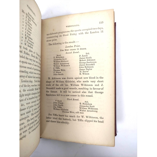 169 - ARMSTRONG WALTER.  Wrestliana or The History of the Cumberland & Westmoreland Wrestlin... 