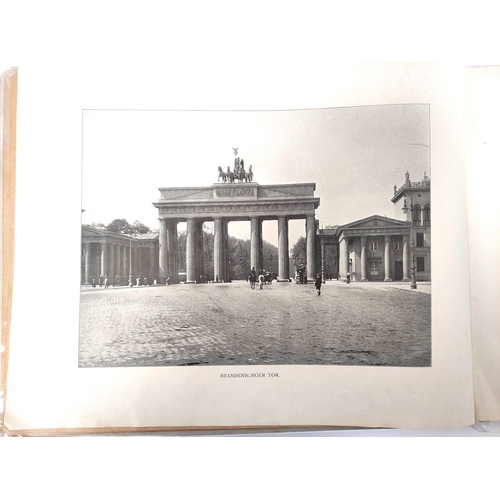 171 - KING JESSIE M. (Cover Illus.).  Album von Berlin. Photograph plates. Oblong quarto. Dec. a... 