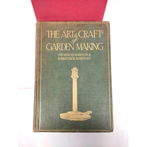 174 - MAWSON T. H. & E. P.  The Art & Craft of Garden Making. Col. frontis & many il... 