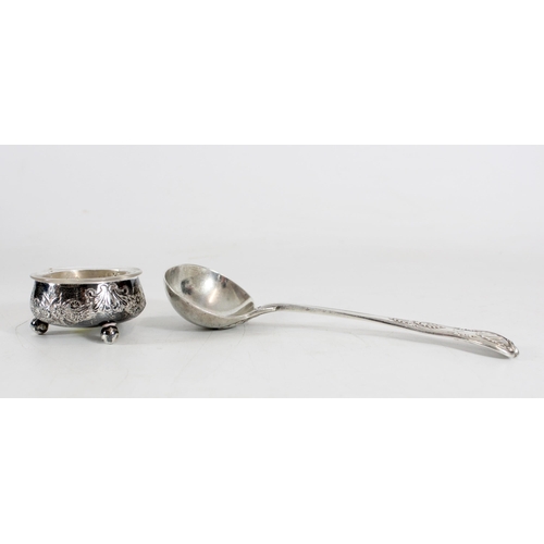 560 - Victorian silver ladle, Holland Aldwinckle & Slater, London 1895, together with a Mappin and Web... 