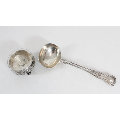 560 - Victorian silver ladle, Holland Aldwinckle & Slater, London 1895, together with a Mappin and Web... 