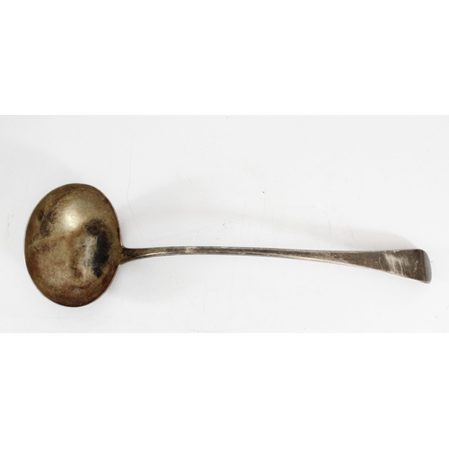 565 - George III silver ladle, London 1808, L33cm, 174g.