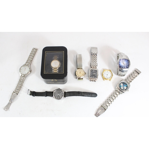 577 - Group of gentleman's automatic, manual and quartz wristwatches incl. Ingersoll Triumph, Sekonda, Swi... 