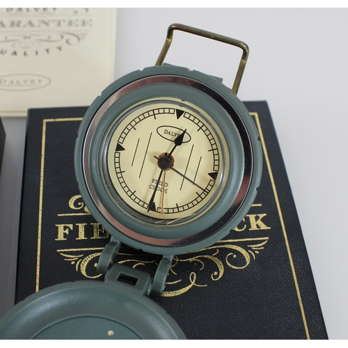 591 - Dalvey Field clock in original box