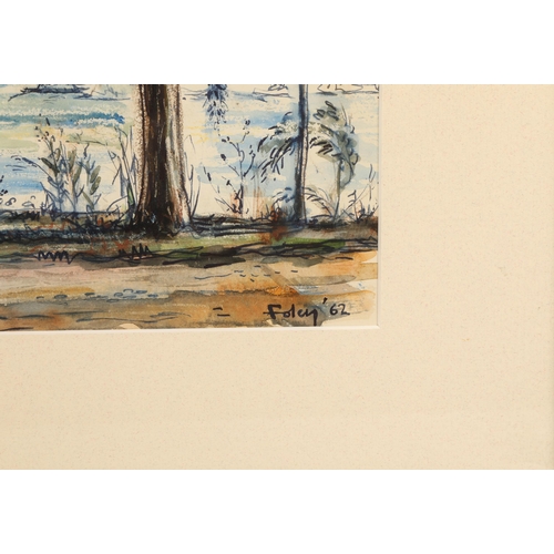 485 - George Cameron Foley (Scottish, Falkirk 1910- Duns 1992)Oak framed watercolour- signed and inscribed... 