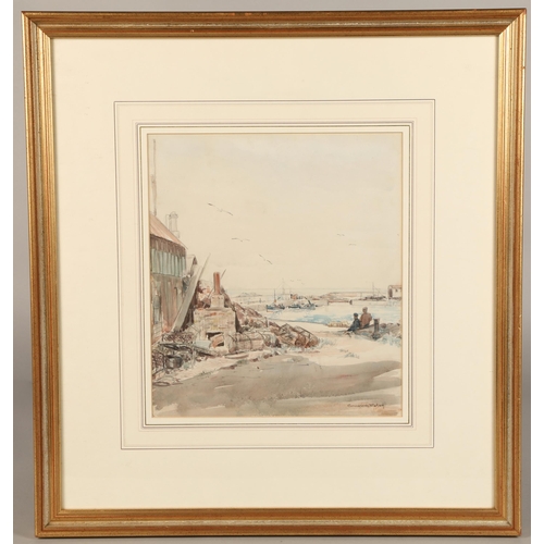 486 - George Cameron Foley (Scottish, Falkirk 1910- Duns 1992)Gilt framed, watercolour - signed'St Abbs'30... 